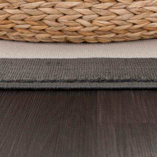 Crystal Cream/Gray Modern Bordered Indoor Non Slip Area Rugs - Ornate Home