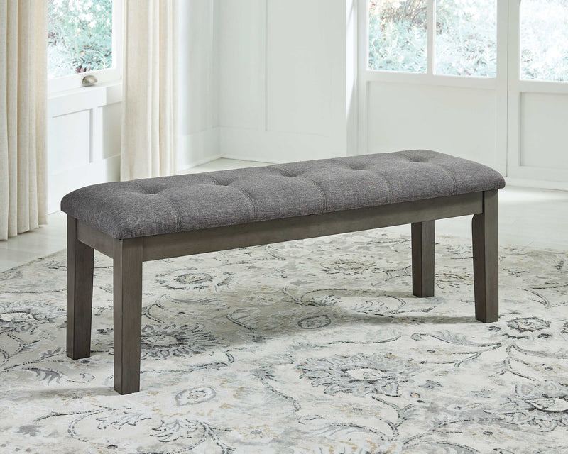 Hallanden Two-tone Gray 50" Dining Room Bench - Ornate Home
