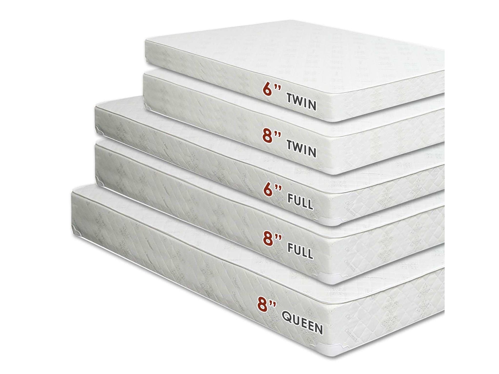 Daisy White 6" Bunkie Board Combo Twin XL Mattress - Ornate Home