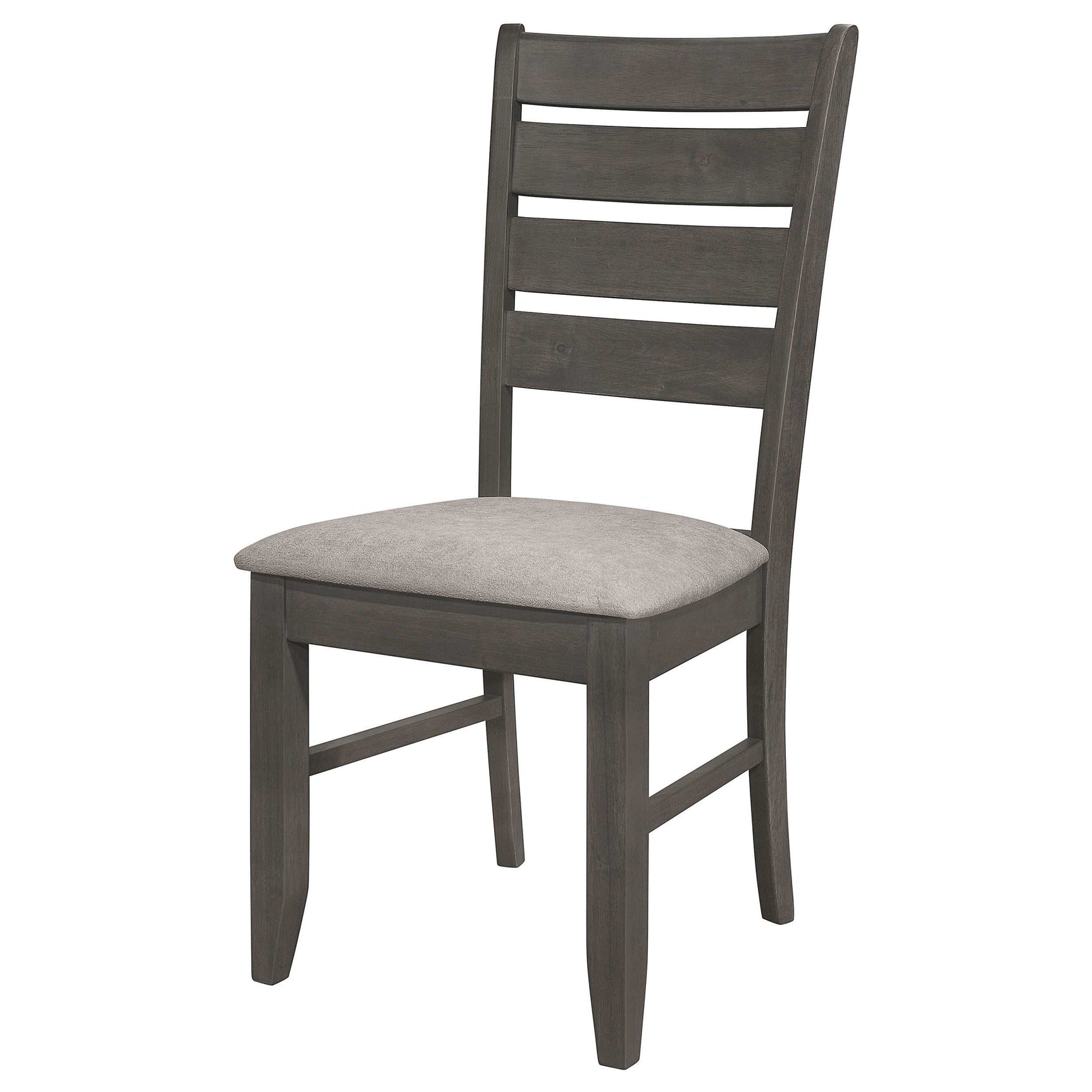 Dalila Dark Grey / Grey Side Chair - Ornate Home