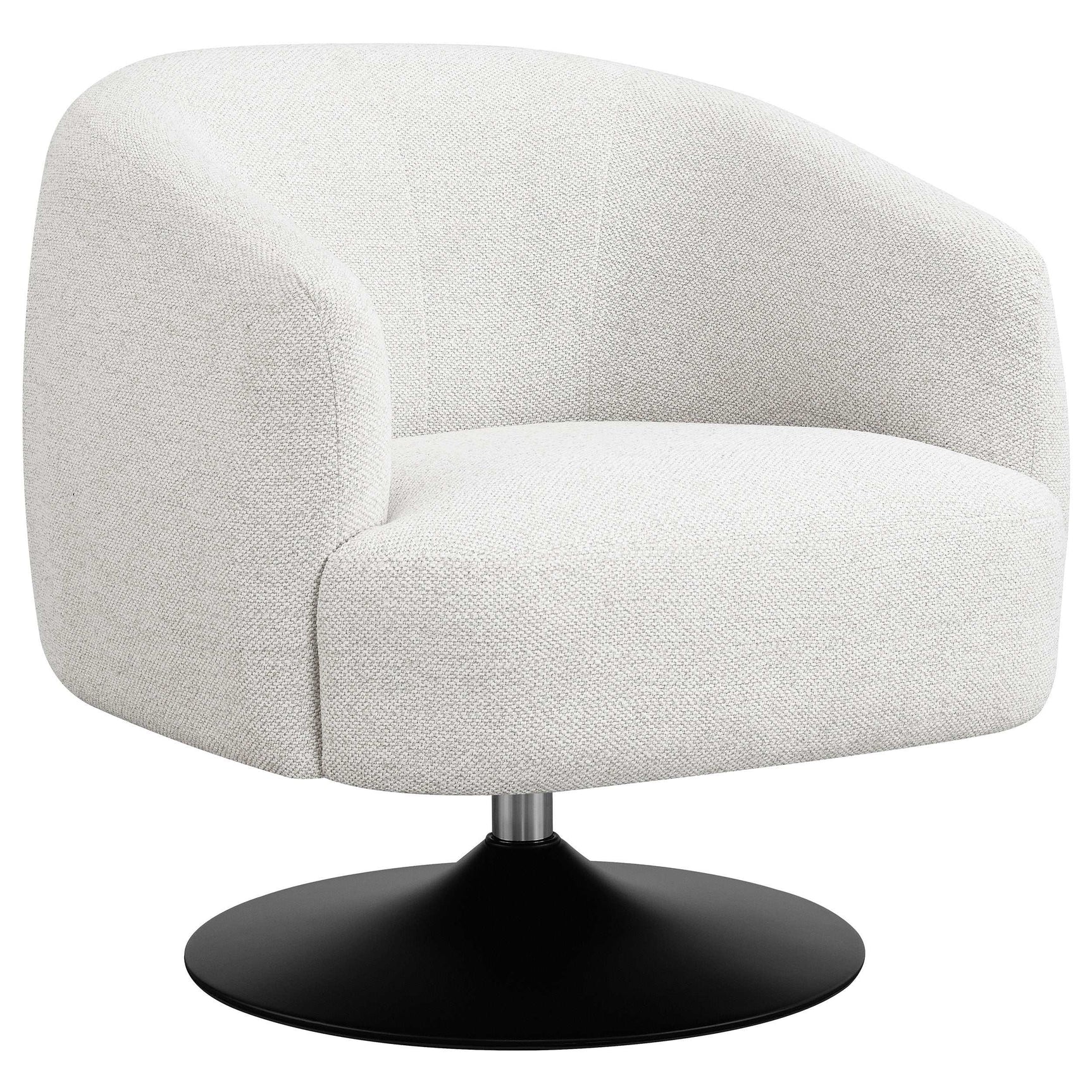 Dave Beige Swivel Chair - Ornate Home