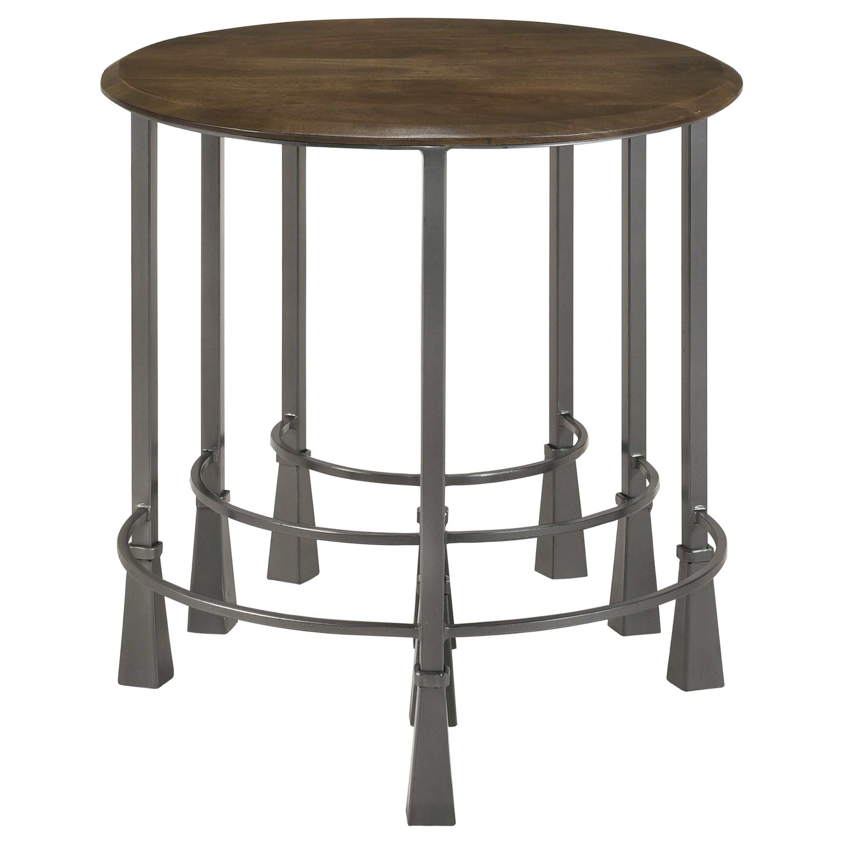 Deja Natural / Gunmetal 3 Pc Nesting Table - Ornate Home