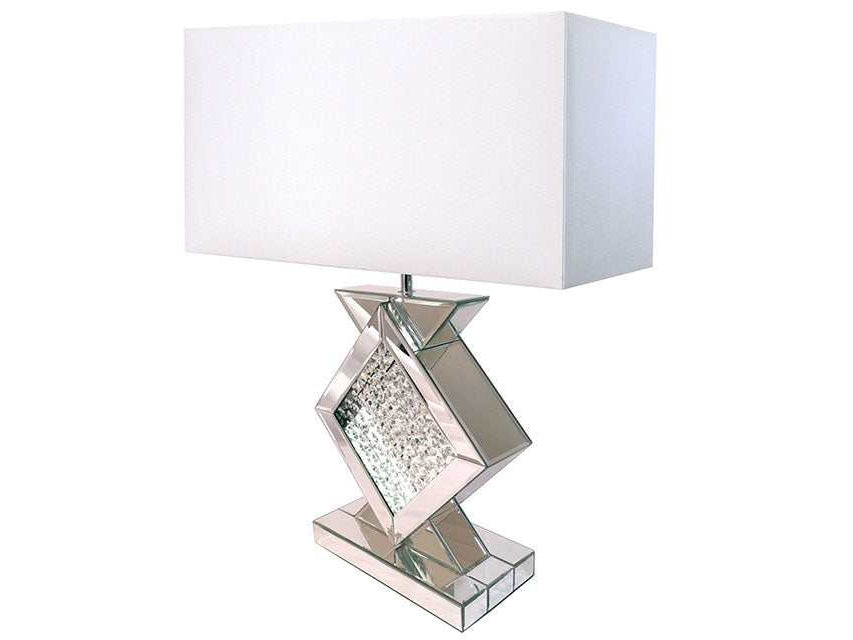 Desma Champagne/White Table Lamp - Ornate Home