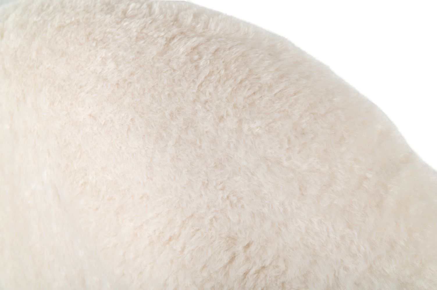 Destiny White Sherpa Bubble Platform Bed - Ornate Home