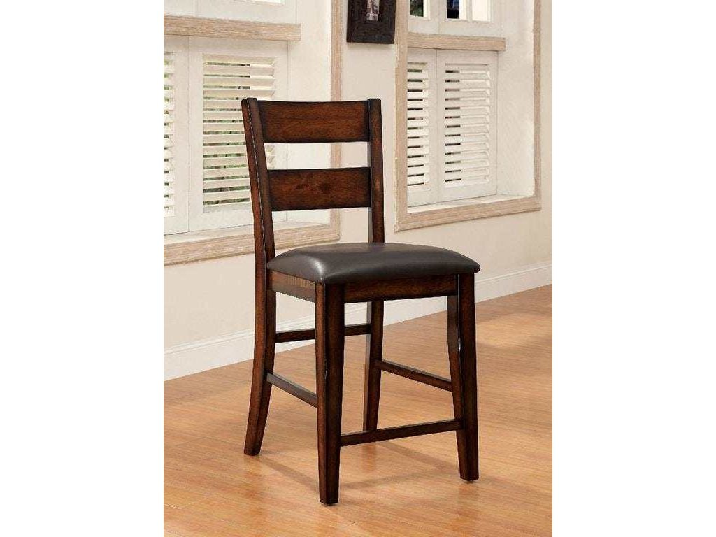 Dickinson II Dark Cherry Counter Height Dining Chair (Set of 2) - Ornate Home