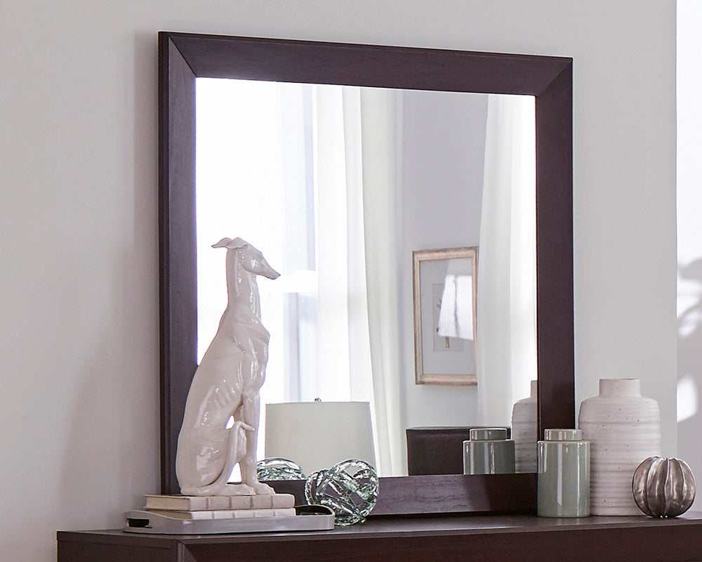 Dorian Brown / Dark Cocoa Twin Bed 5 Pc Set - Ornate Home