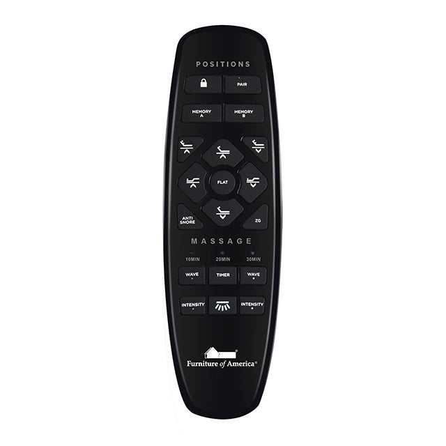 Dormiolite III Black Twin XL Adjustable Bed Frame Base - Ornate Home