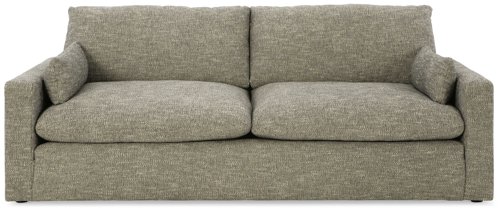 Dramatic Granite Fabric Living Room Set / 2pc - Ornate Home