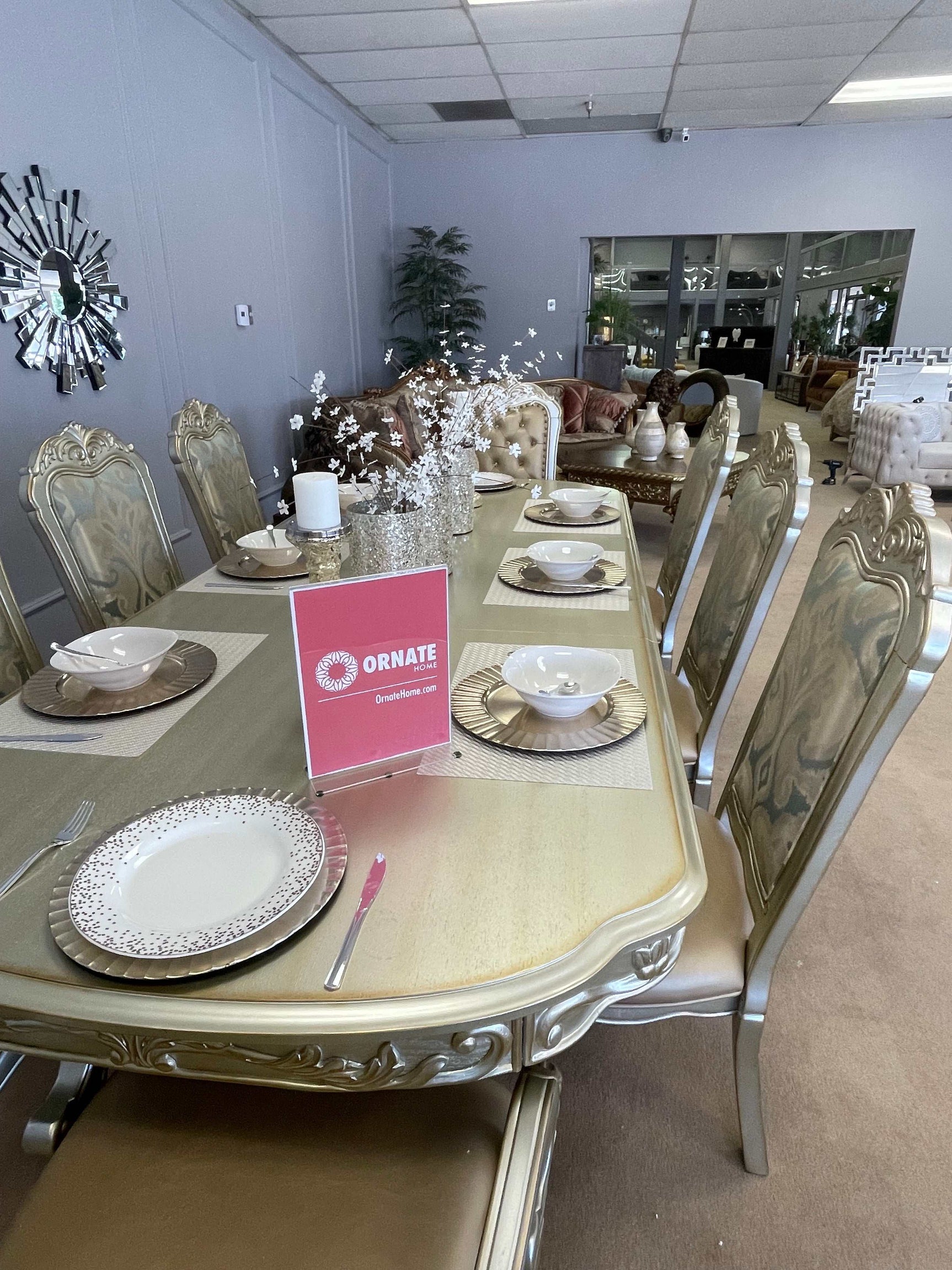 Dresden Gold Patina & Bone Side Chair (Set of 2) - Ornate Home