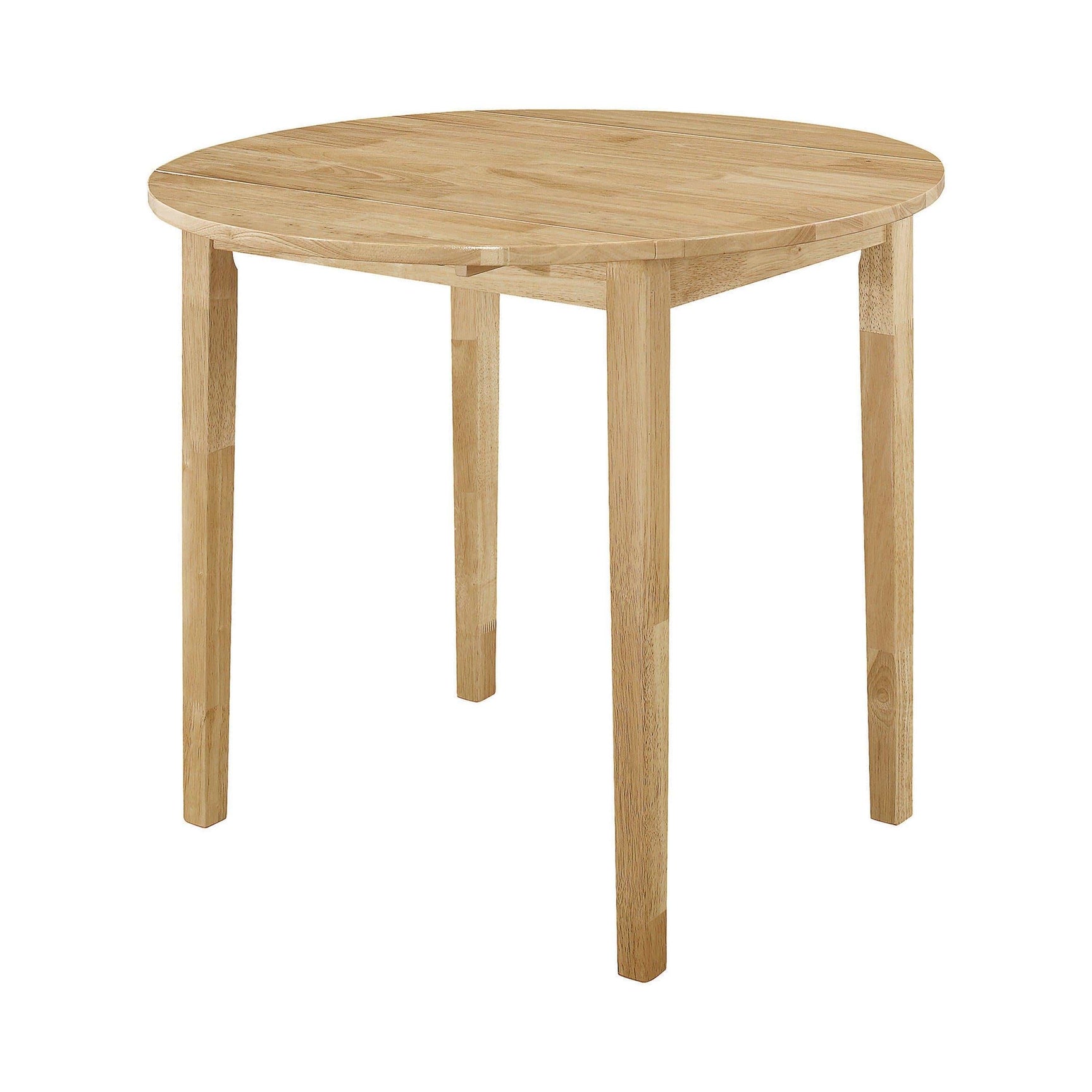 Drop Leaf Natural & Tan 3pc Dining Set - Ornate Home