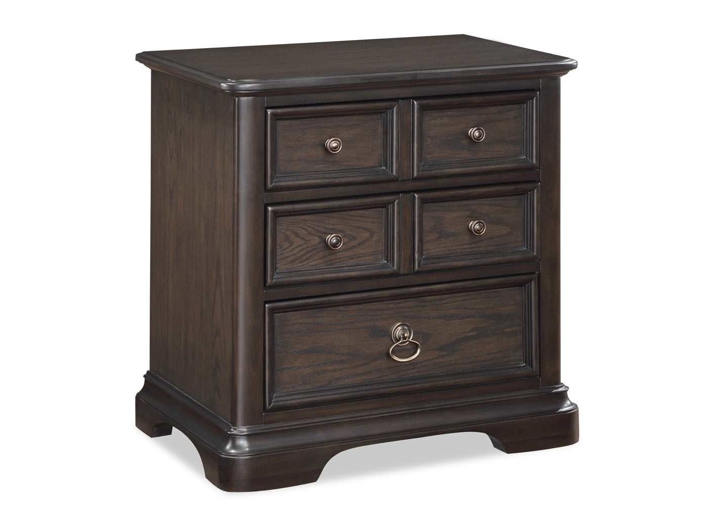 Duke Grayish Brown Nightstand - Ornate Home