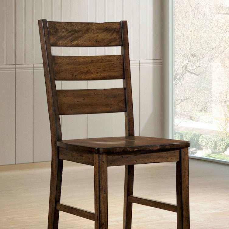 Dulce Walnut & Black 6pc Dining Room Set - Ornate Home