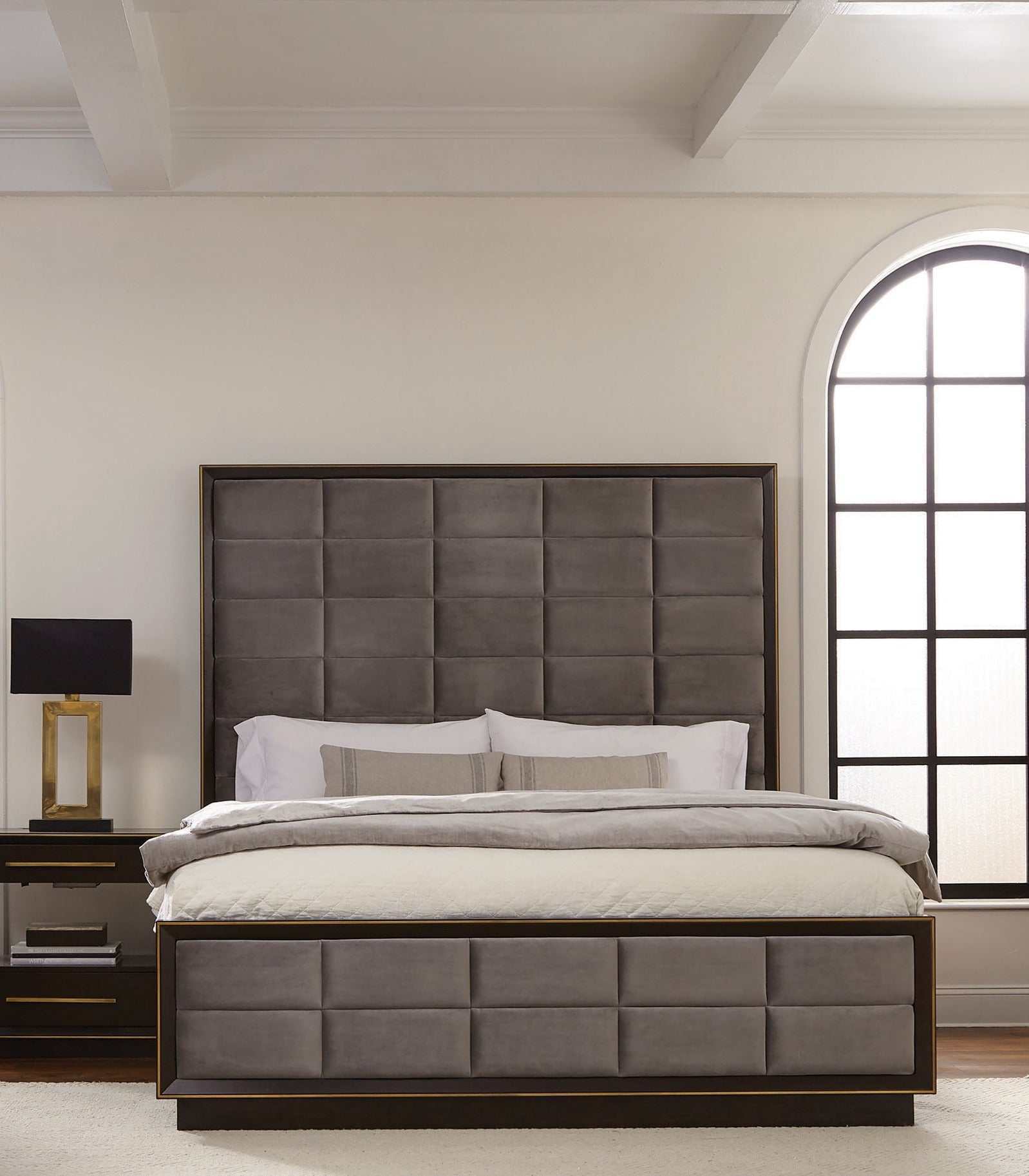 Durango Smoked Peppercorn & Grey Queen Bed - Ornate Home