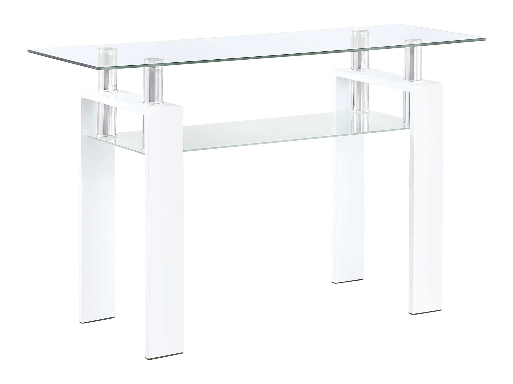 Dyer White Sofa Table - Ornate Home