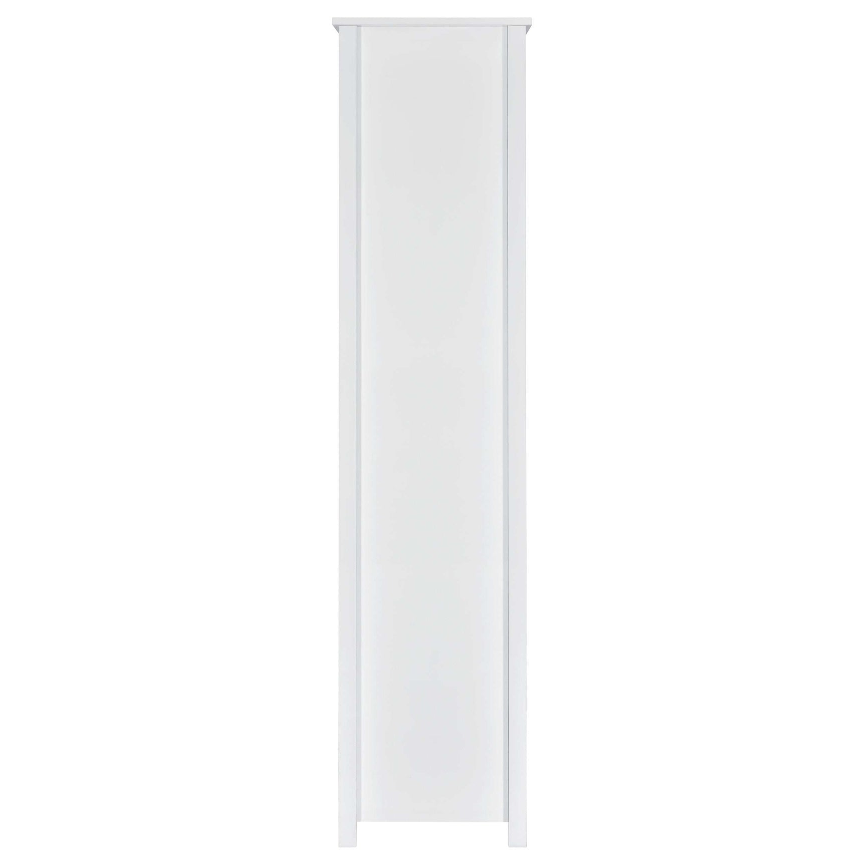 Dylan High Gloss White Bookcase - Ornate Home