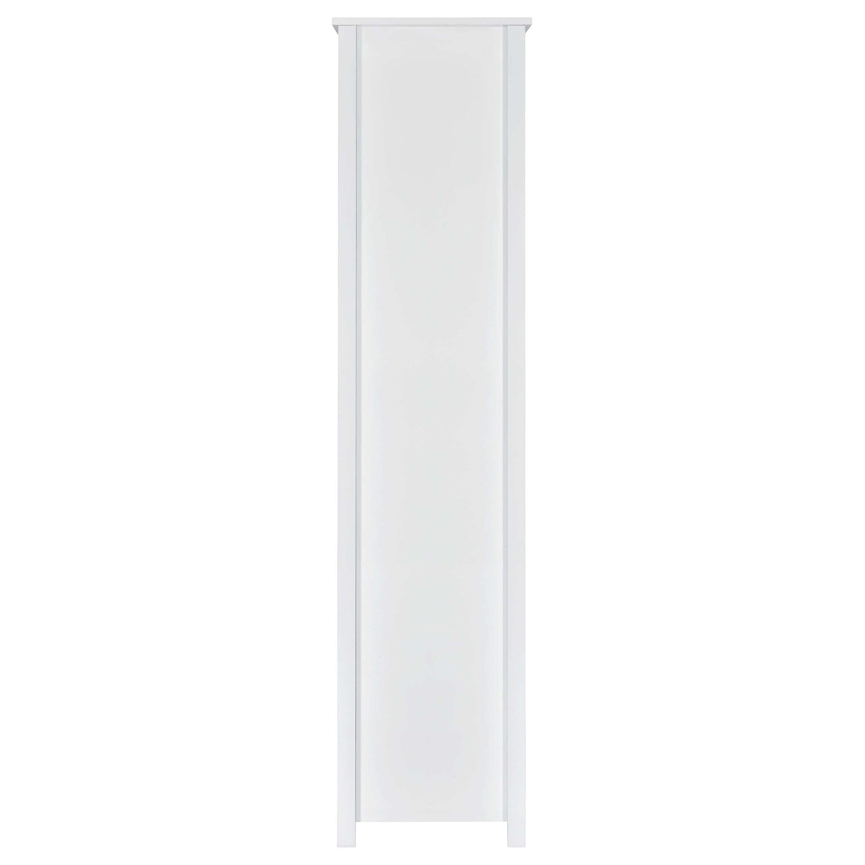 Dylan High Gloss White Bookcase - Ornate Home