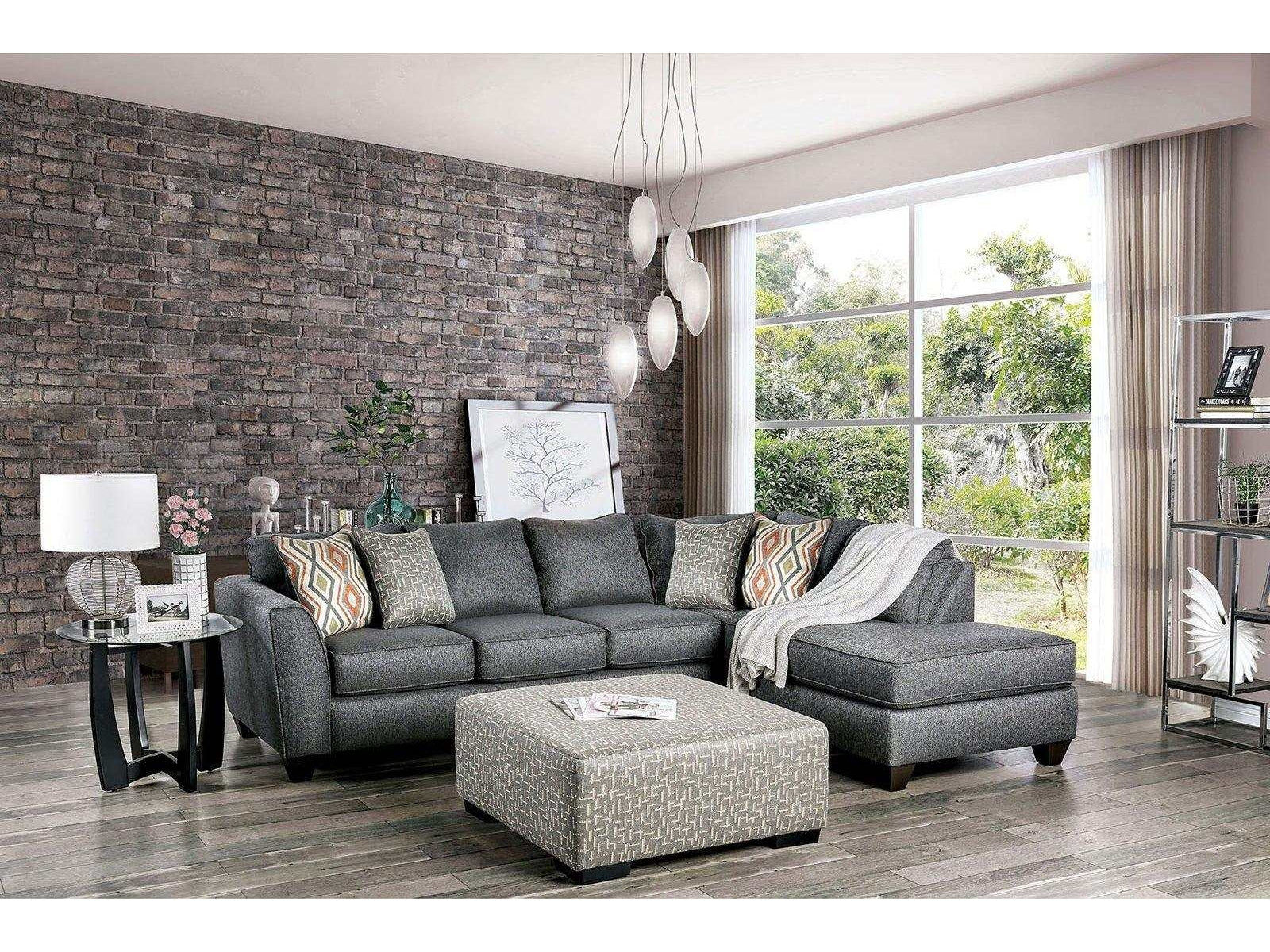 Earl Gray L Shape Sectional Sofa - Ornate Home