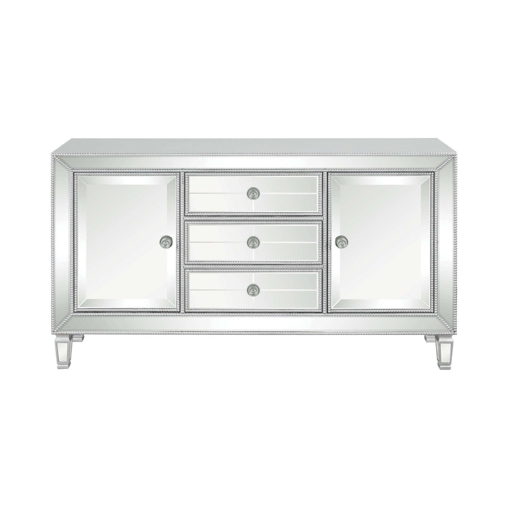 Eduard Silver Accent Cabinet - Ornate Home