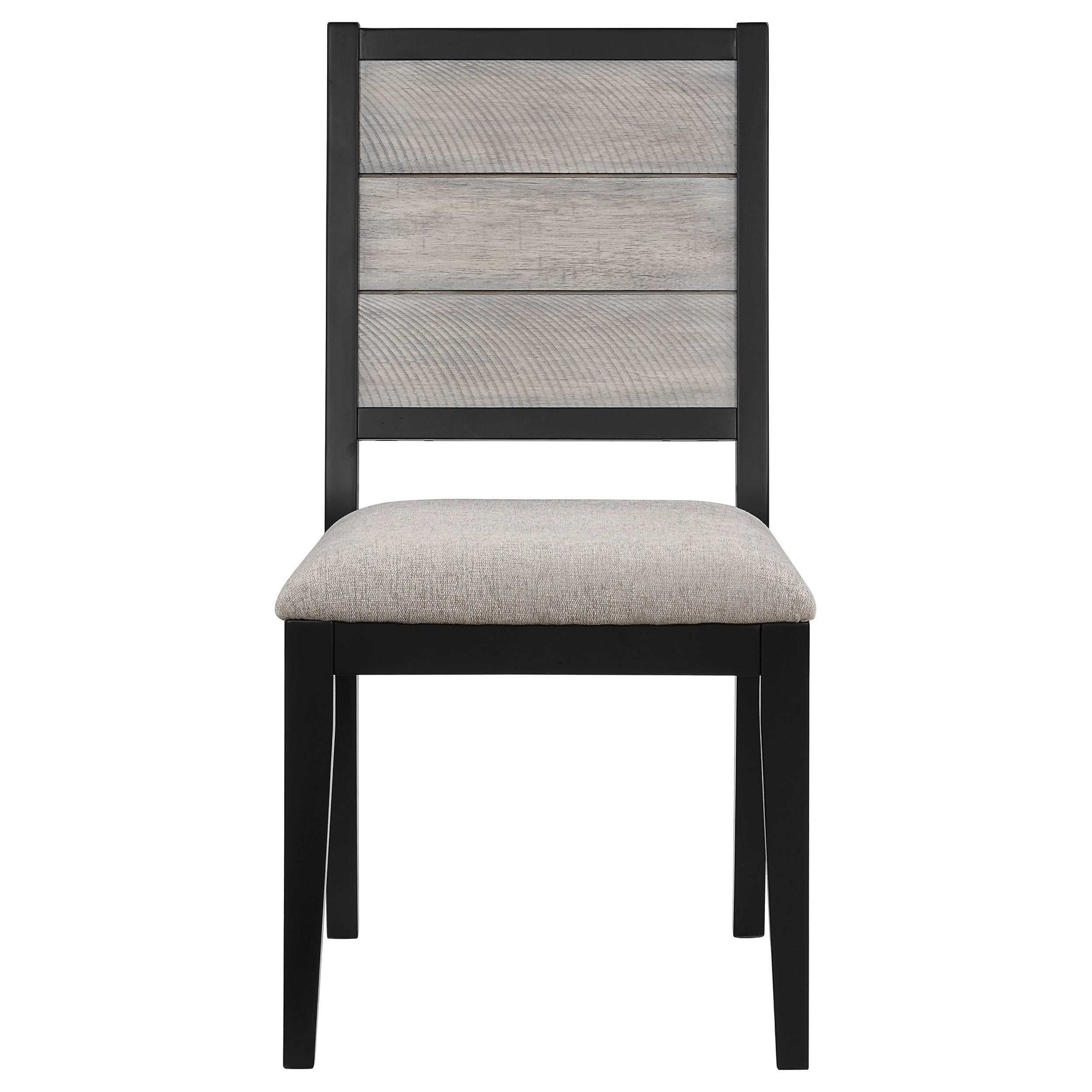 Elodie Grey / Black Side Chair (Set of 2) - Ornate Home