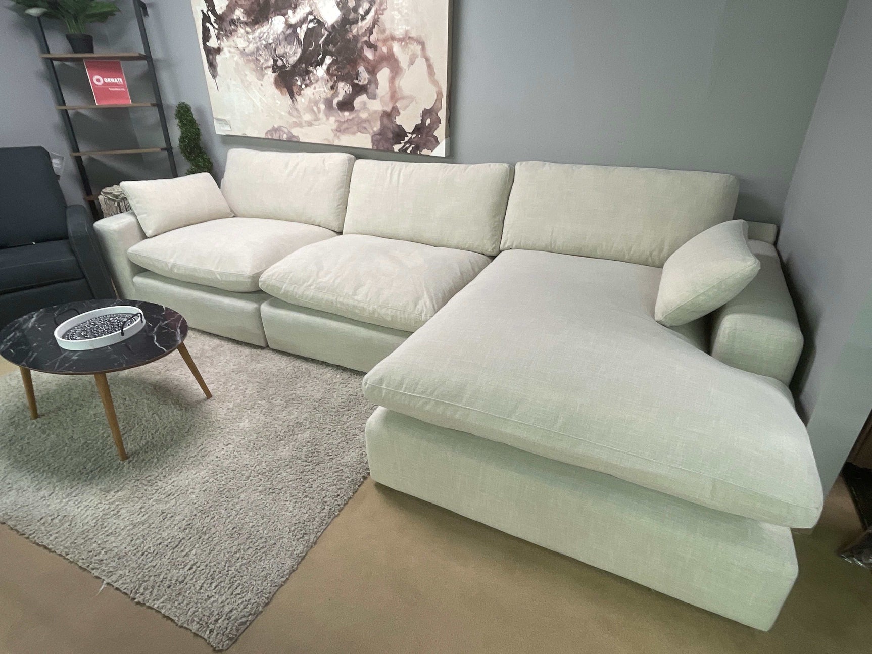 Elyza Linen Modular Sectional Units - Ornate Home