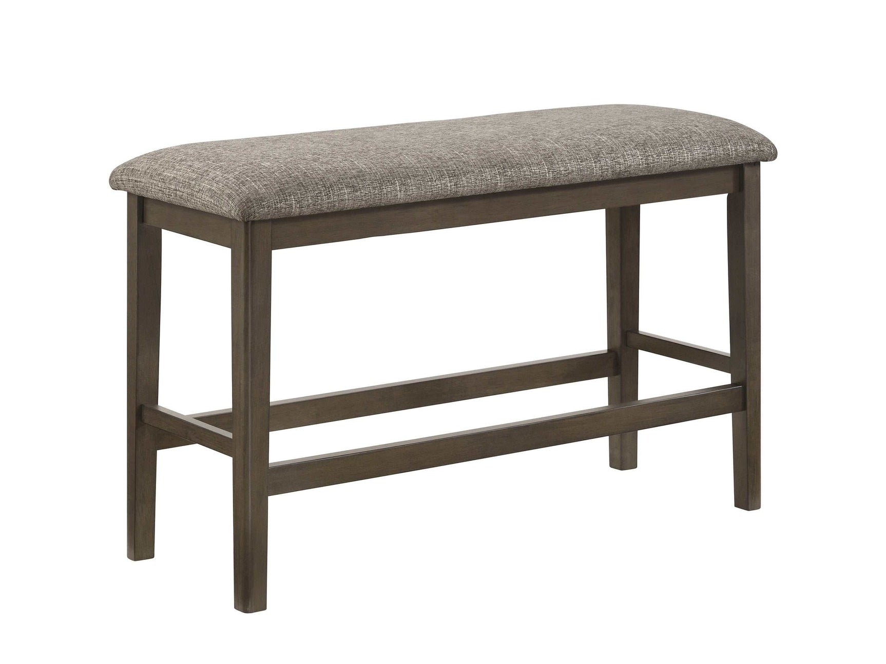 Ember Brown Counter Height Dining Bench - Ornate Home