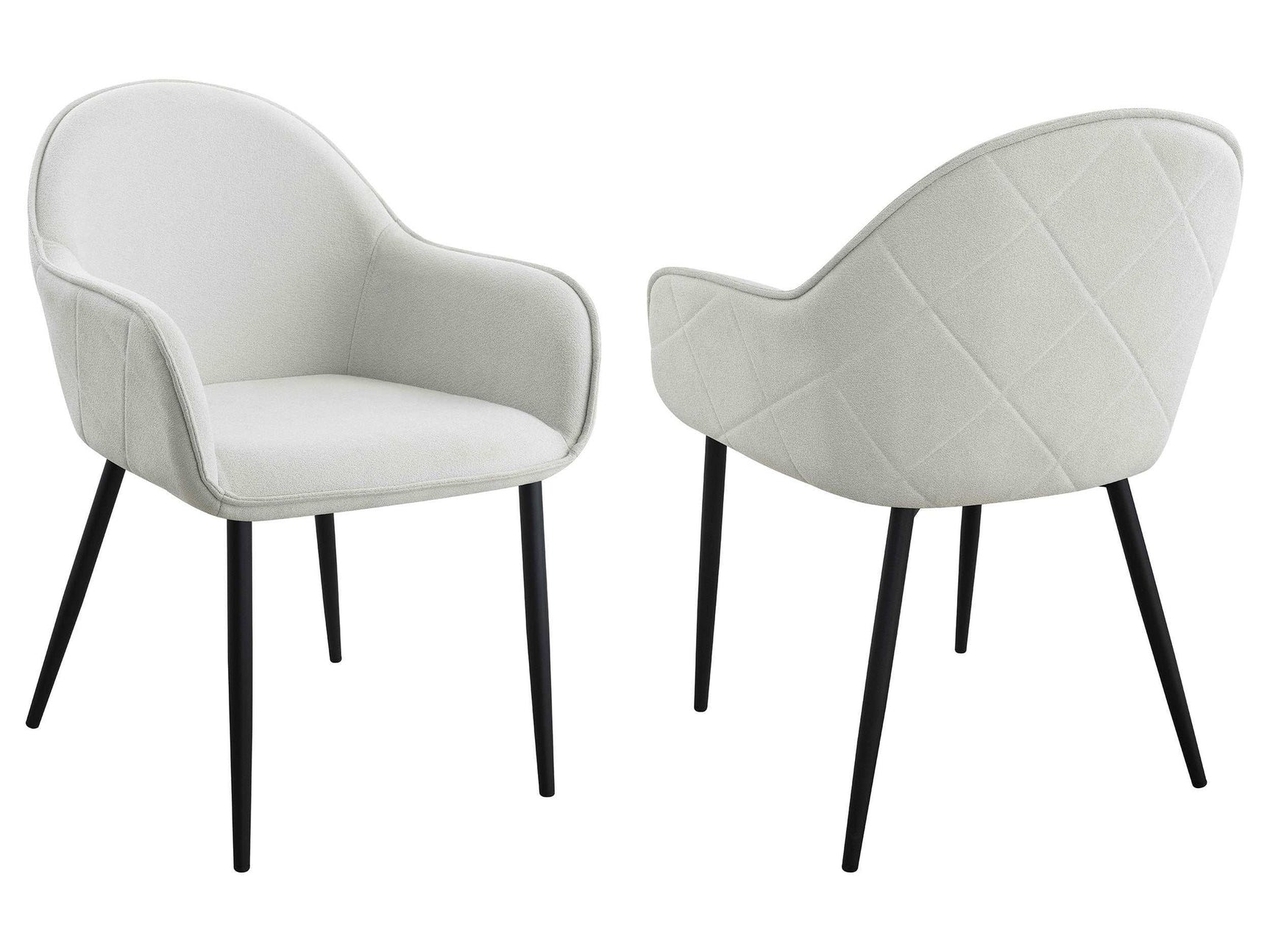 Emma Fog Gray Arm Chair - Ornate Home