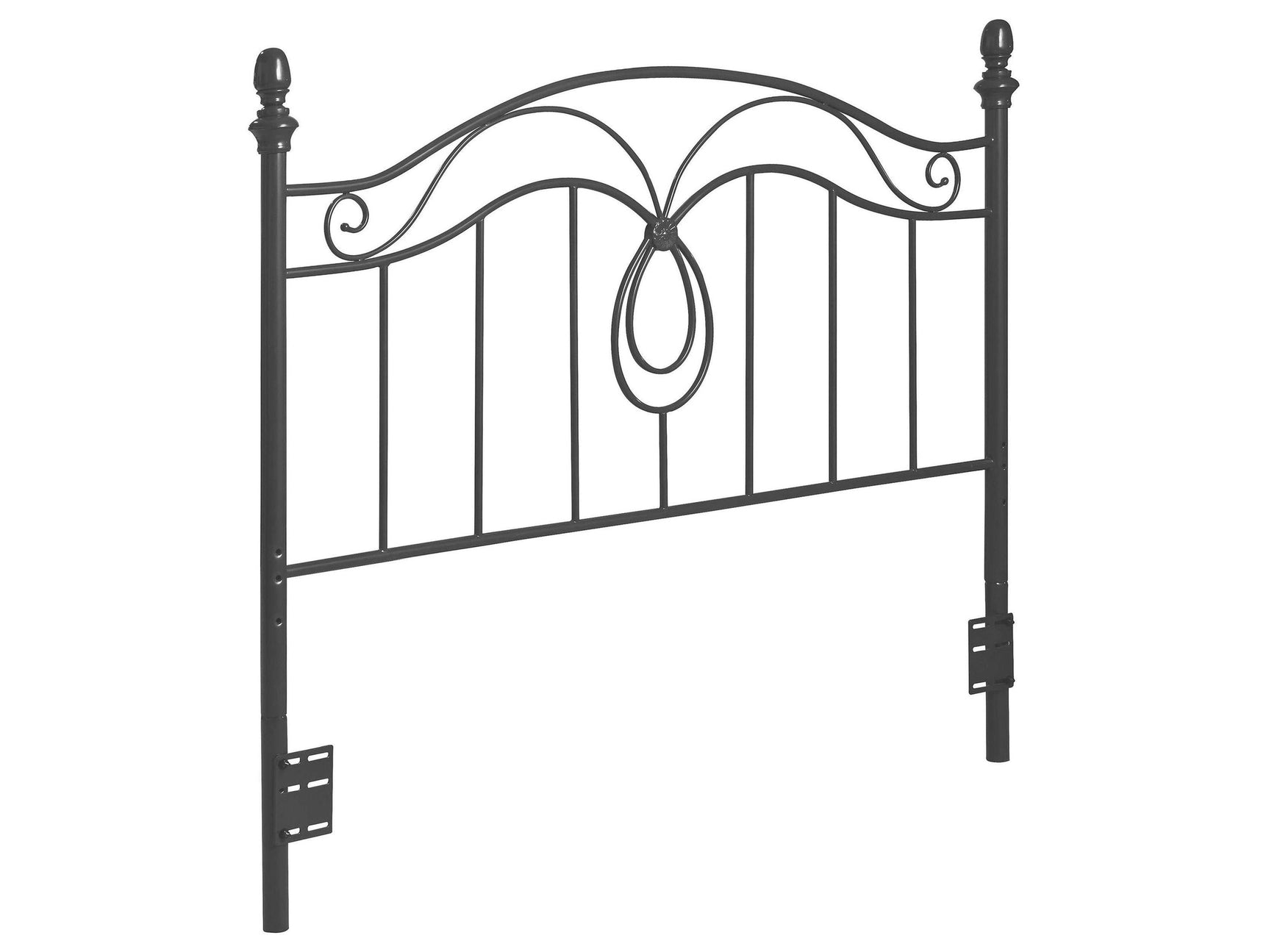 Evan Dark Grey Queen / Full Headboard - Ornate Home