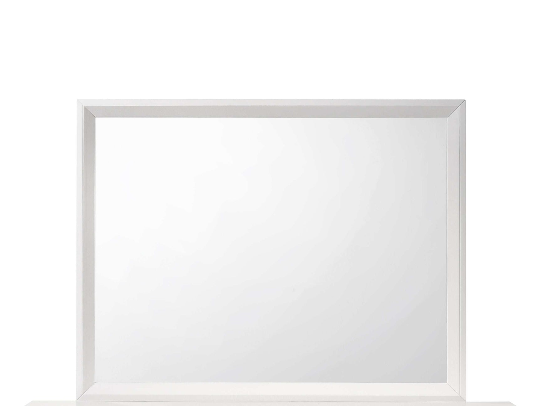 Evan White Mirror - Ornate Home