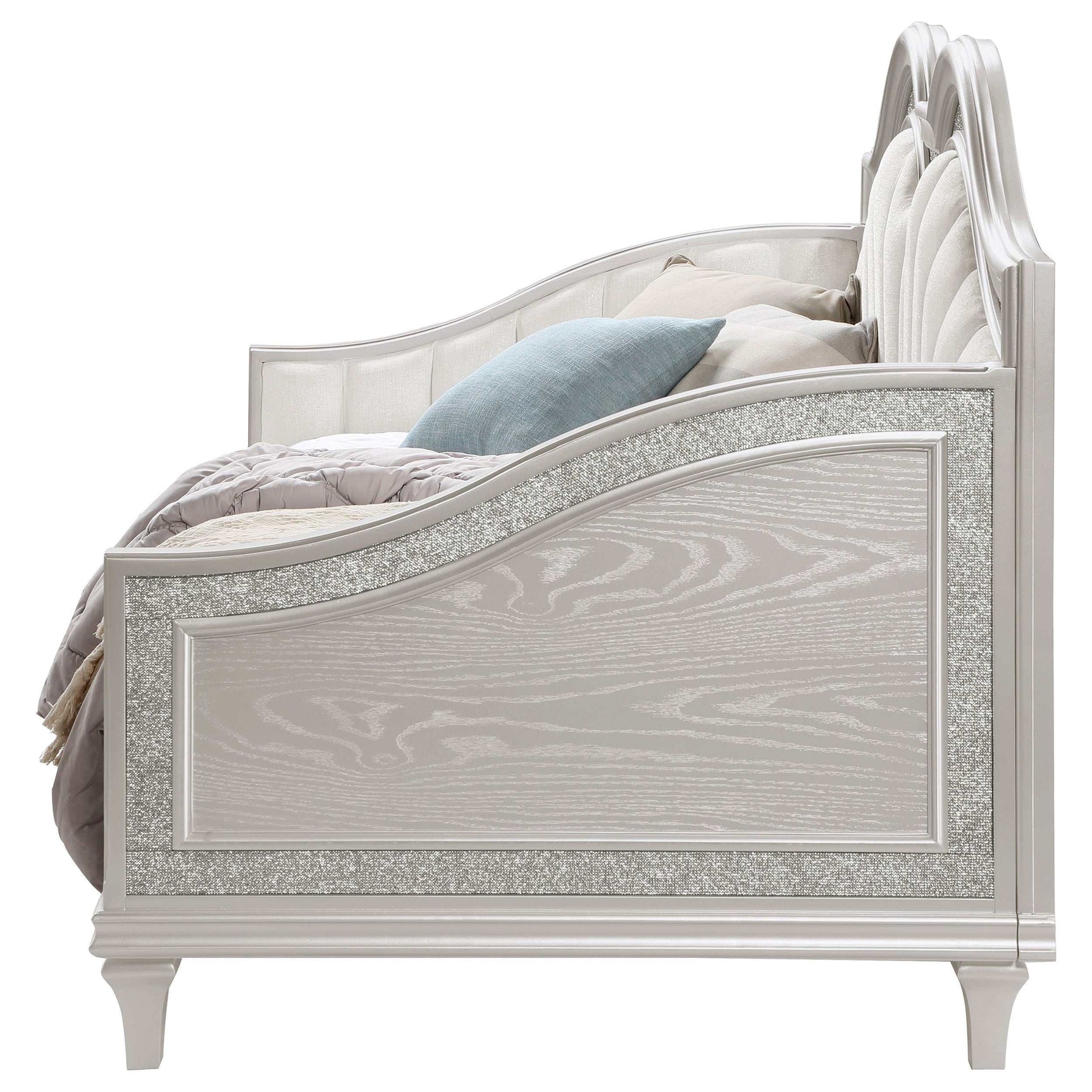 Evangeline Ivory / Silver Oak Twin Daybed - Ornate Home