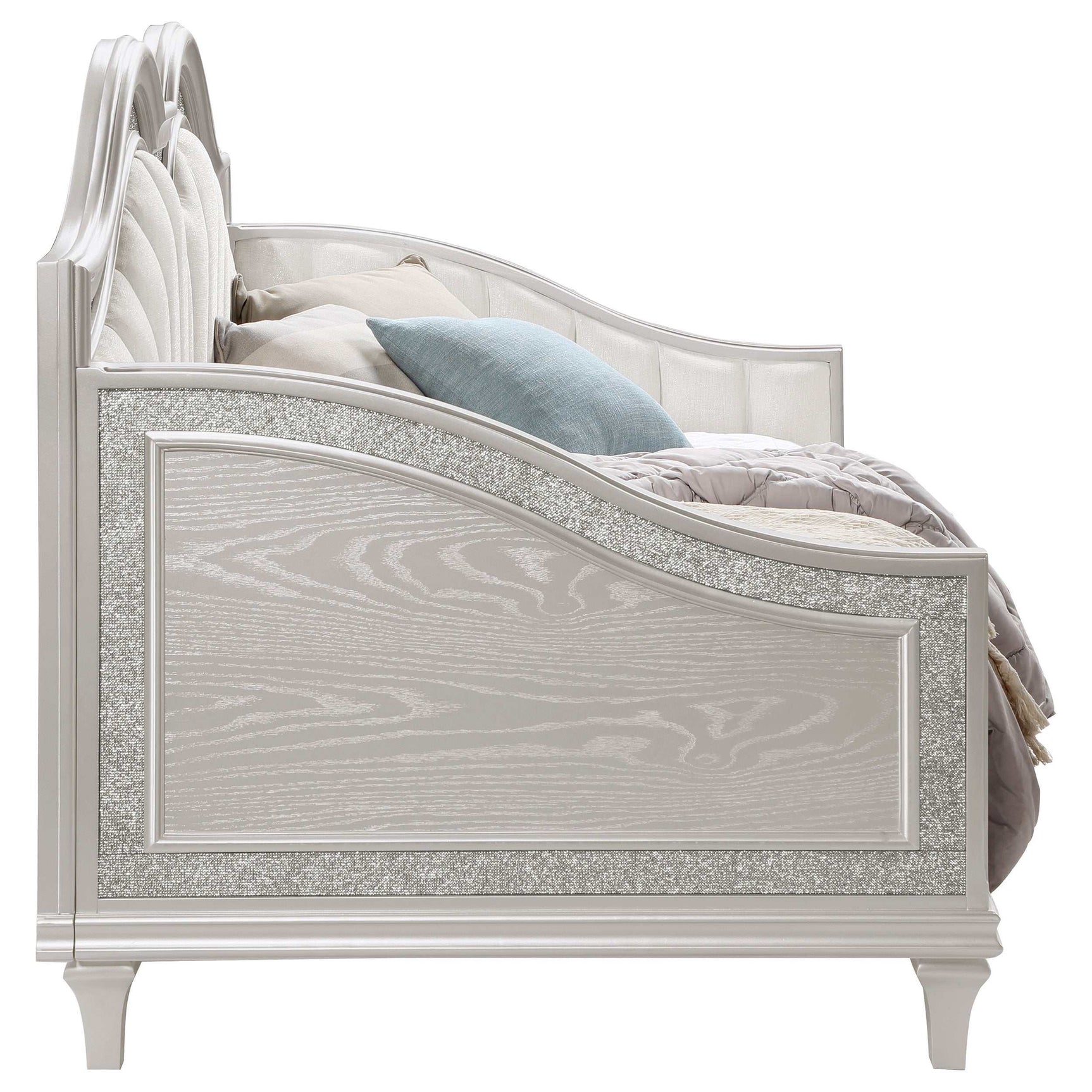 Evangeline Ivory / Silver Oak Twin Daybed - Ornate Home