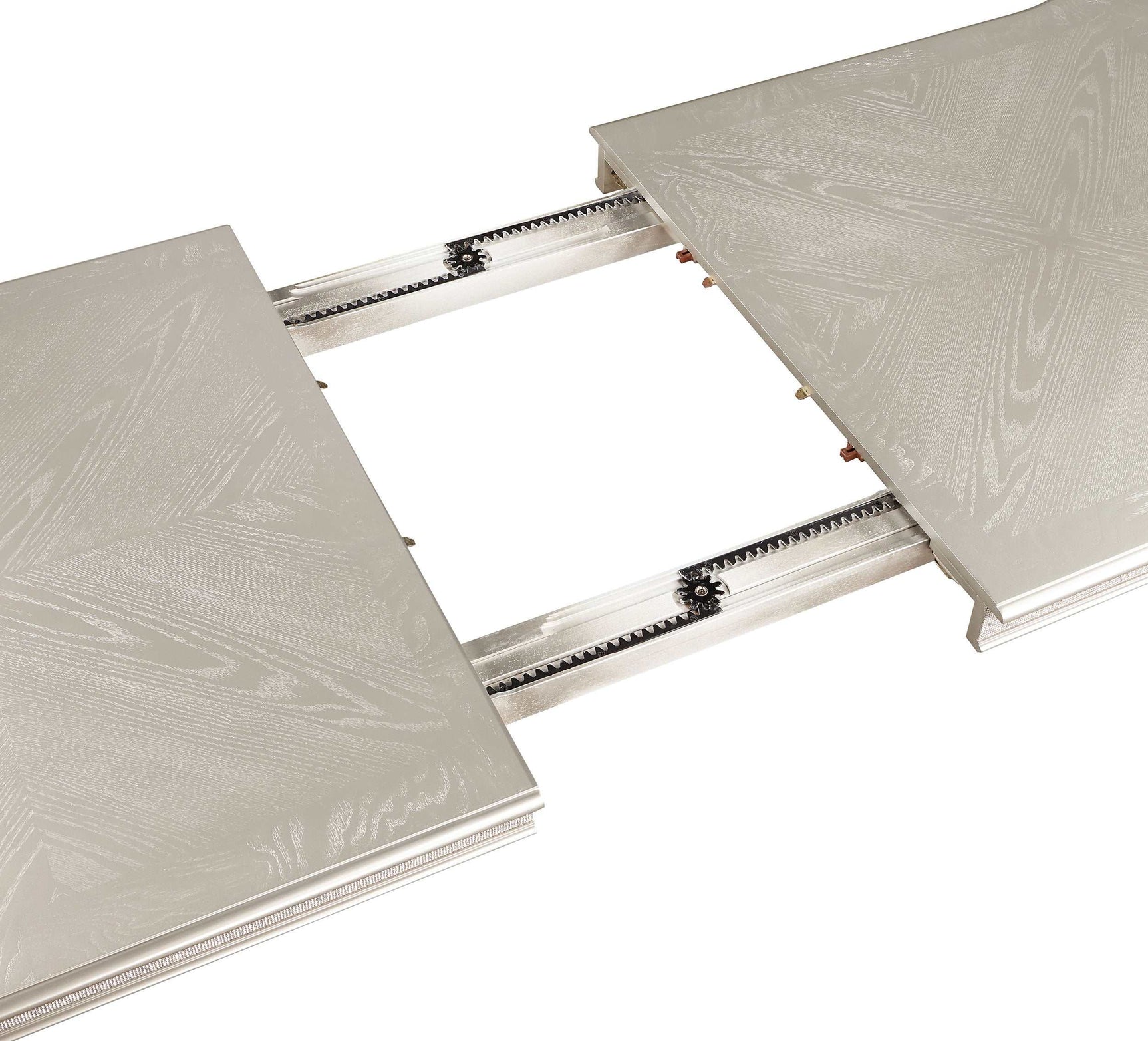 Evangeline Silver Oak/ Ivory 7 Pc Dining Set - Ornate Home