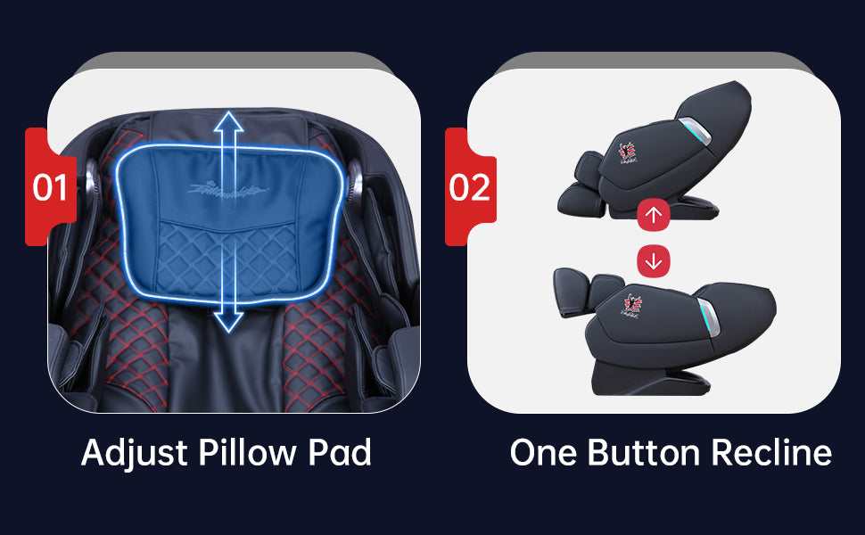 FPL008-NASCAR-A302SR Massage Chair - Ornate Home