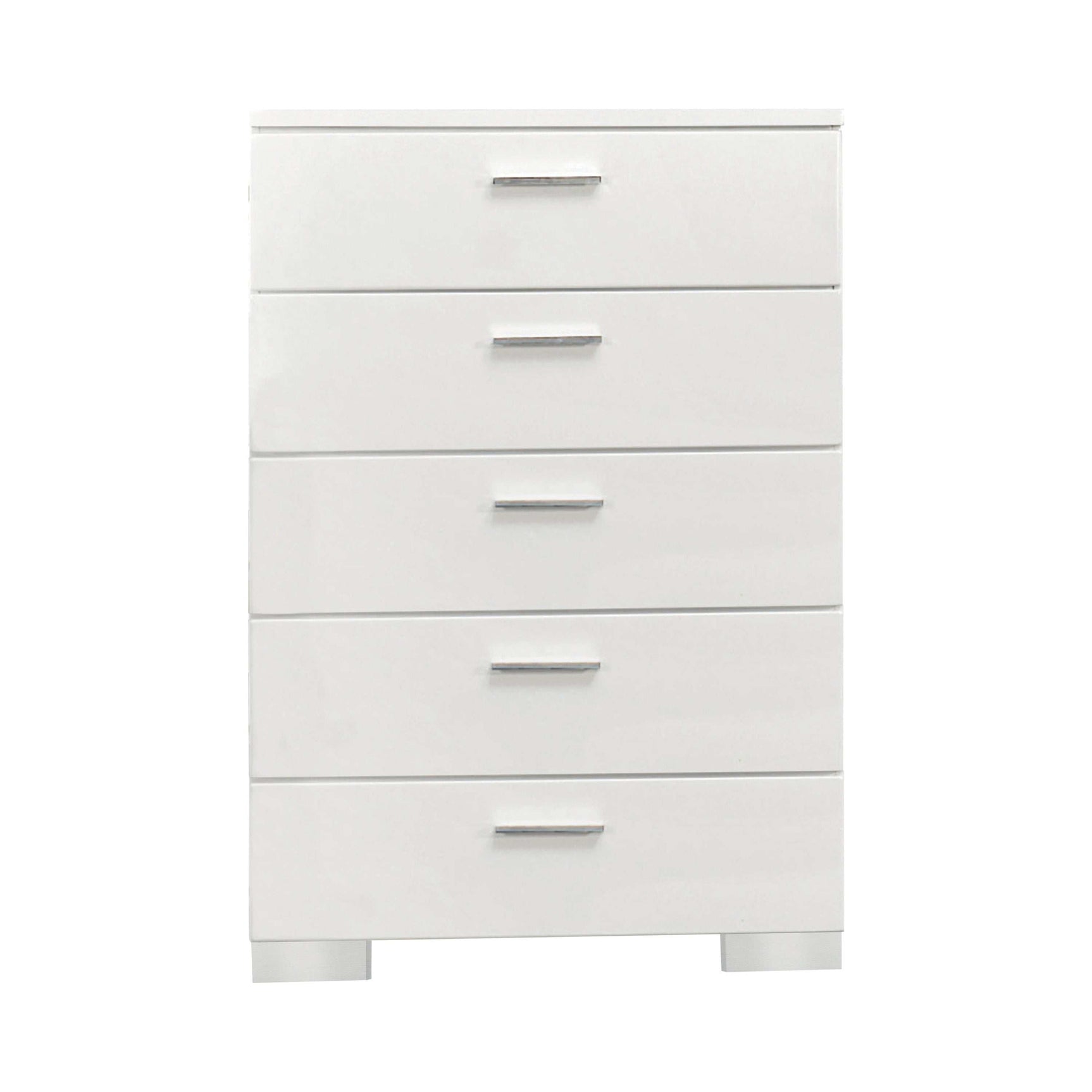 Felicity Glossy White Chest - Ornate Home