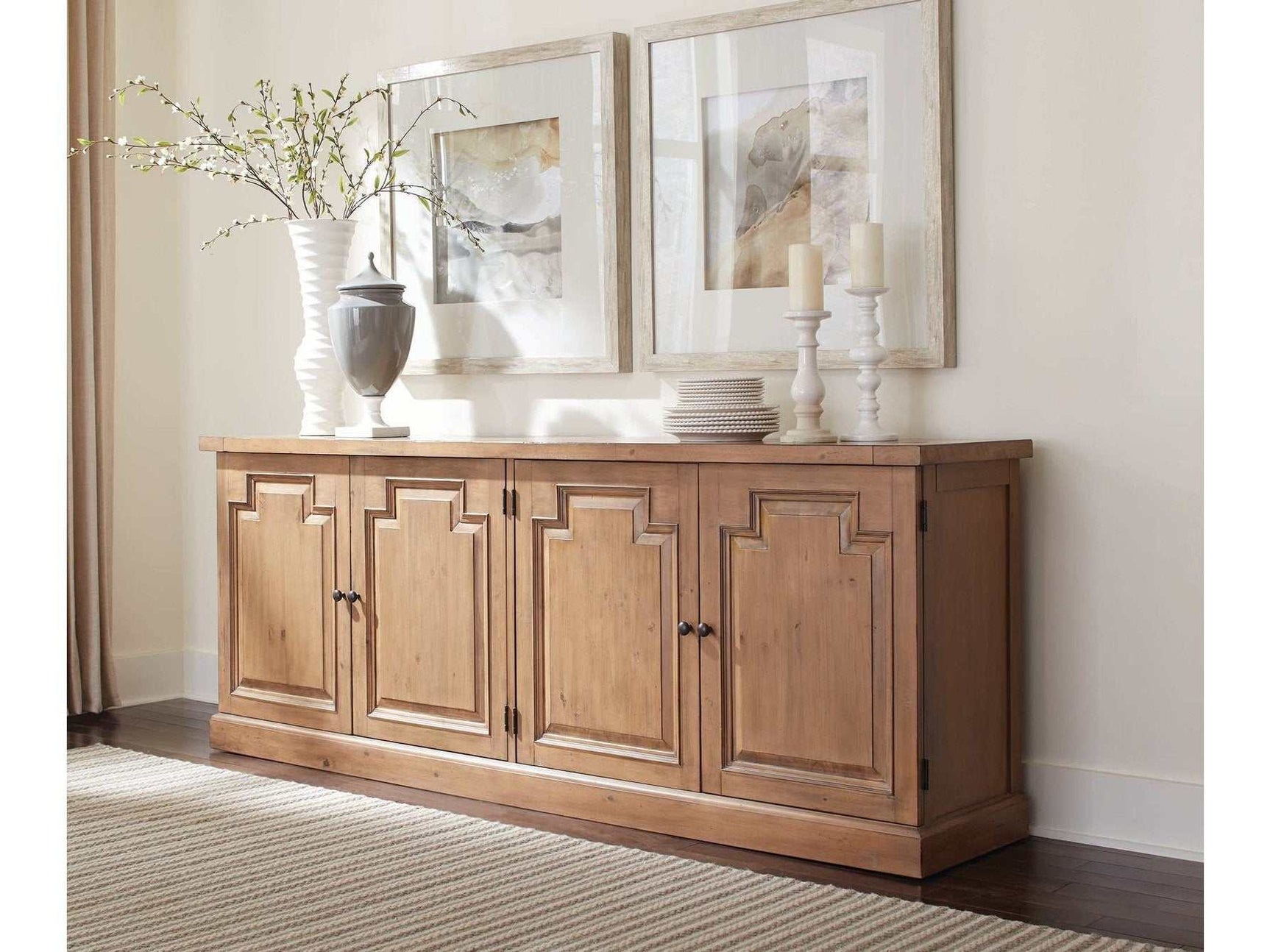 Florence Rustic Smoke Sideboard - Ornate Home