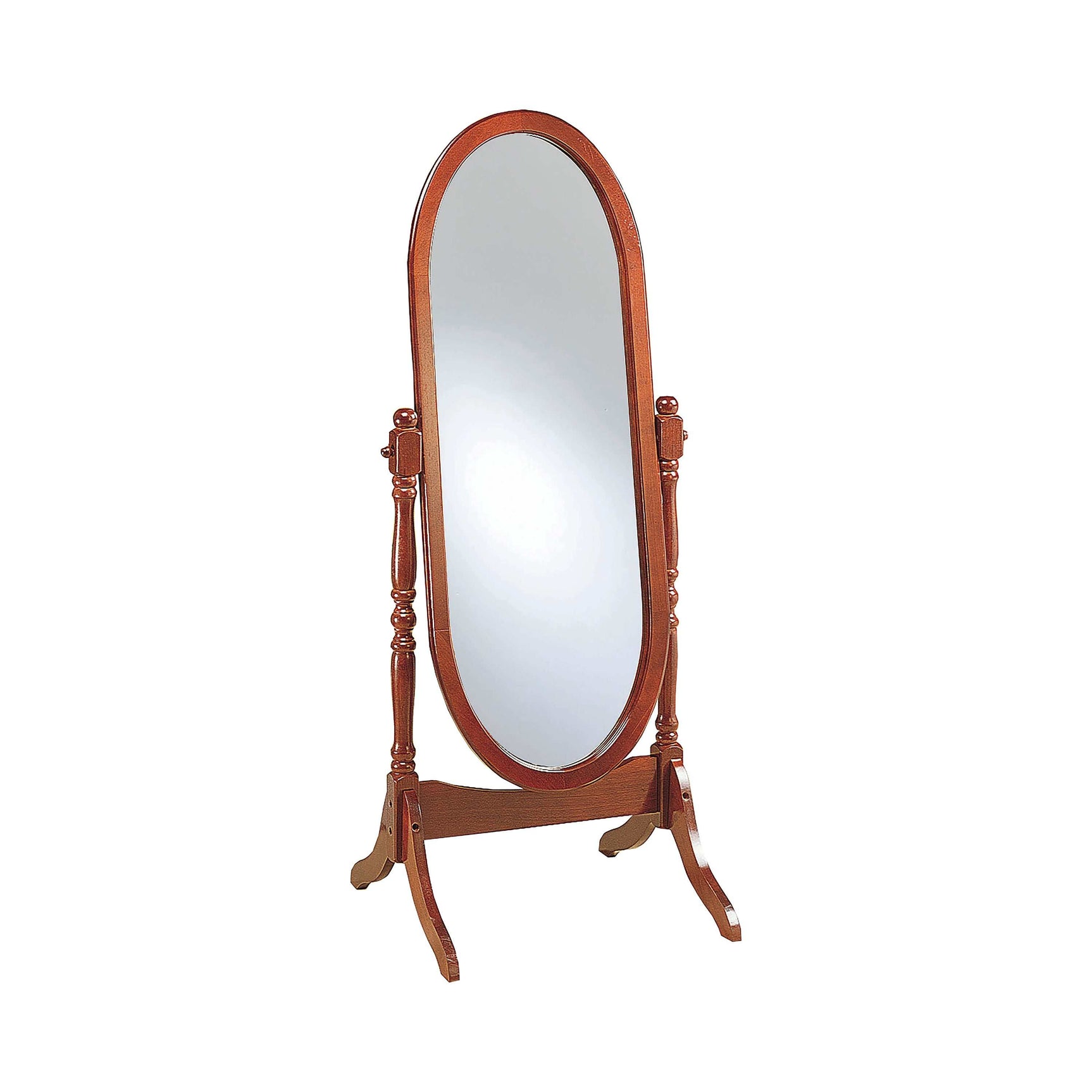 Foyet Merlot Oval Cheval Mirror - Ornate Home