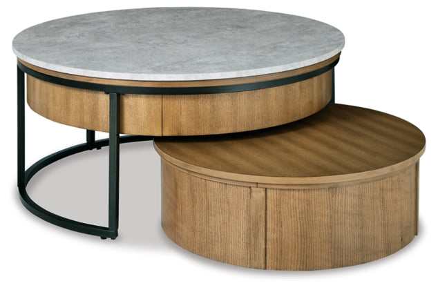 Fridley Nesting Lift Top Coffee Table & Storage Trunk (Set of 2) - Ornate Home