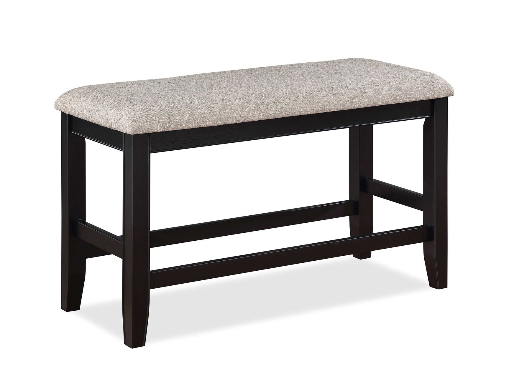 Fulton Light Gray Counter Height Dining Bench - Ornate Home