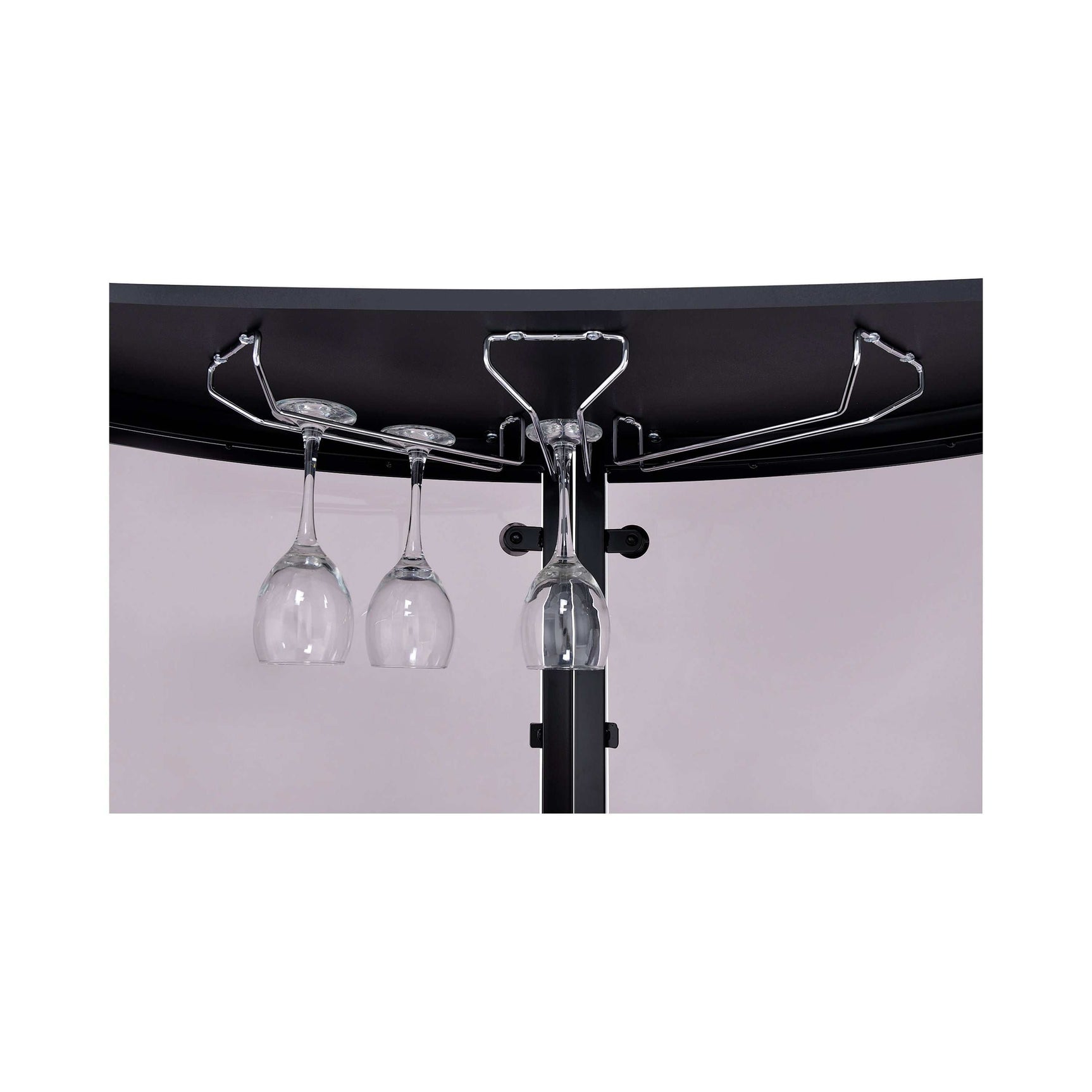 Gaia Black & Chrome Bar Unit - Ornate Home