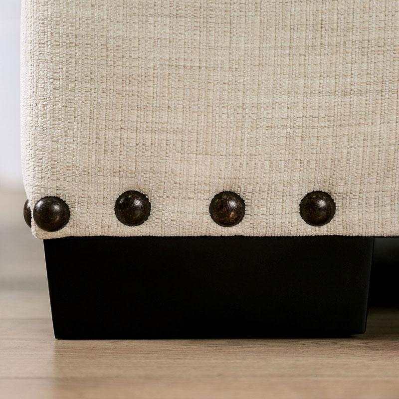 Germaine Ivory Stationary Sofa & Loveseat 2pc - Ornate Home