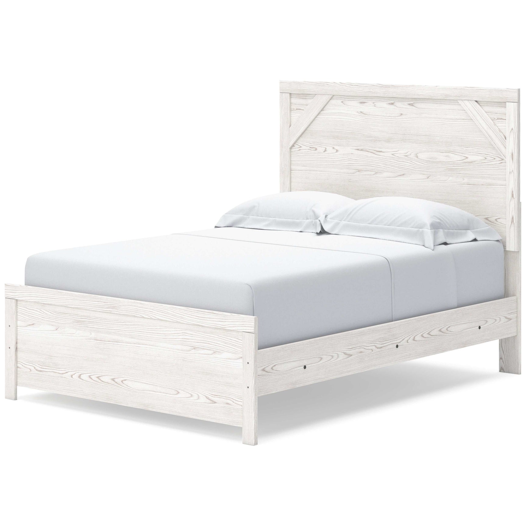Gerridan White & Gray Full Panel Youth Bed Frame - Ornate Home