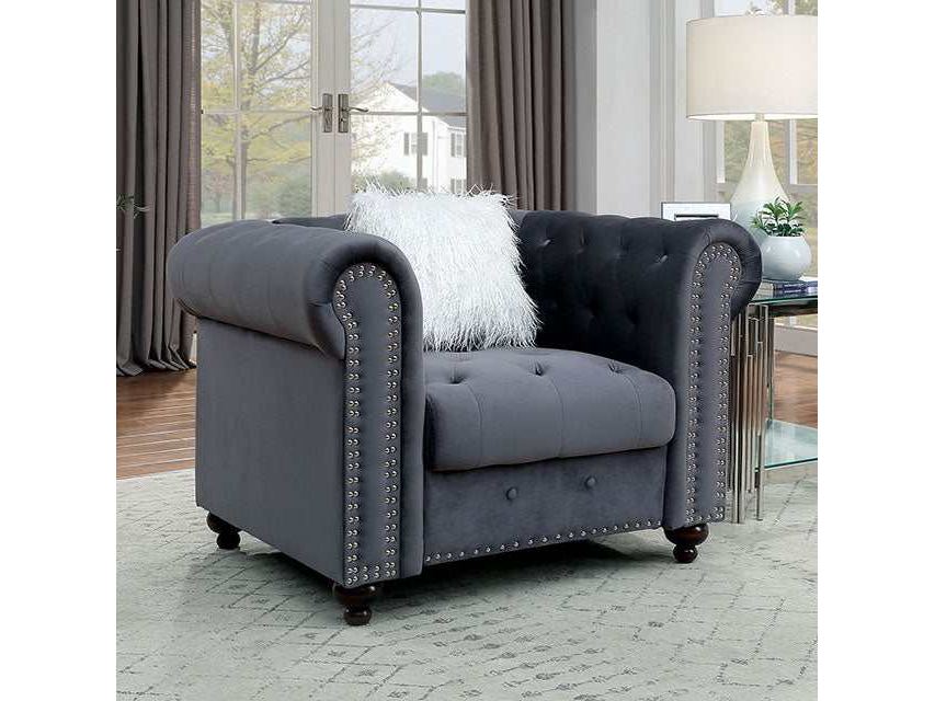 Giacomo Gray Chair - Ornate Home