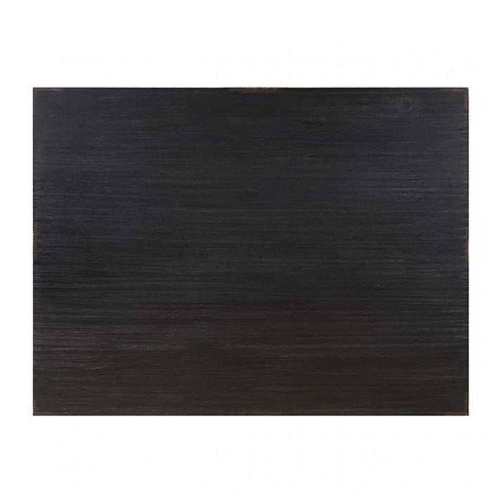 Glenham Brushed Black & Brown Dining Set / 5pc - Ornate Home