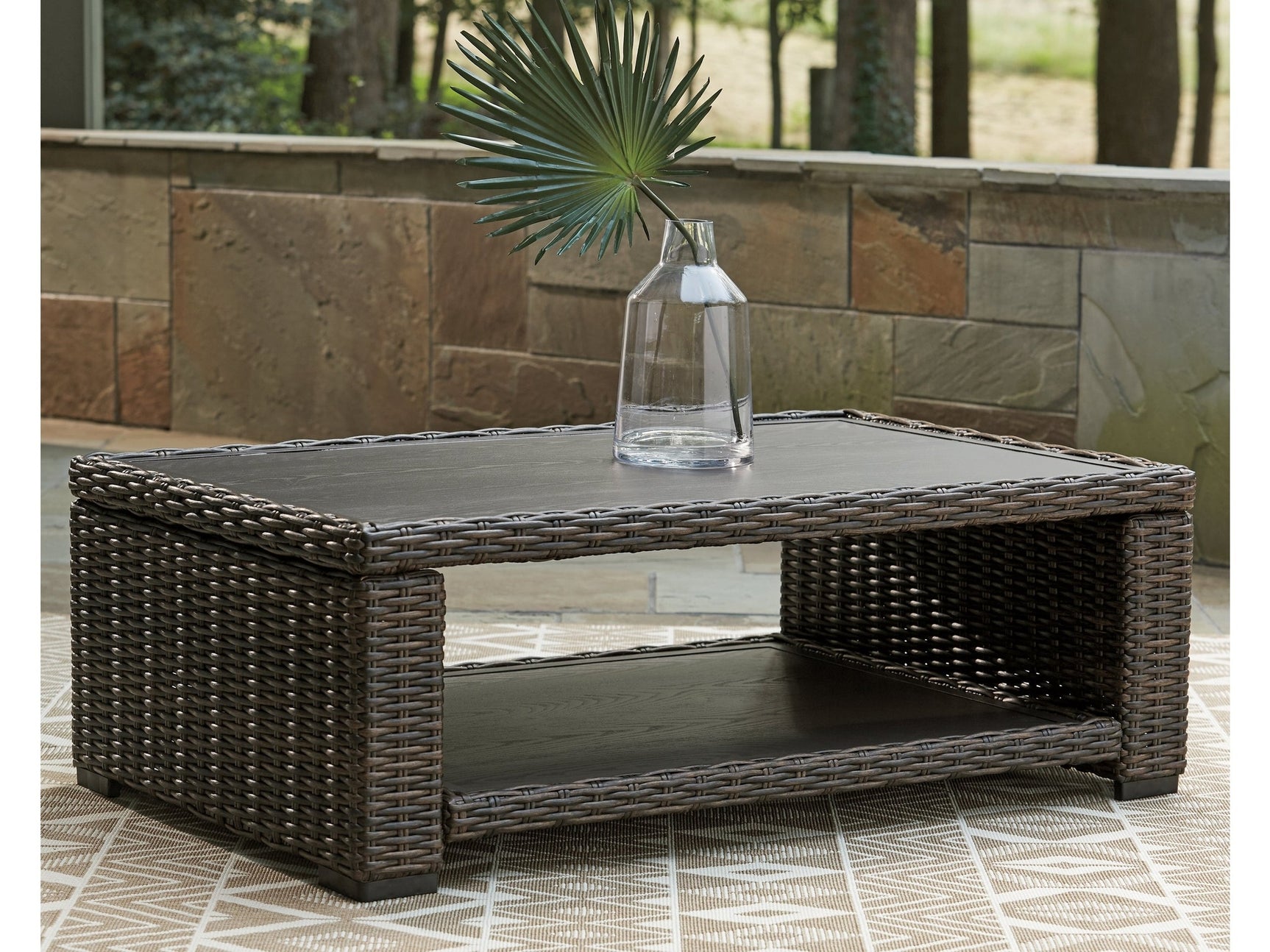 Grasson Lane Outdoor Coffee Table - Ornate Home
