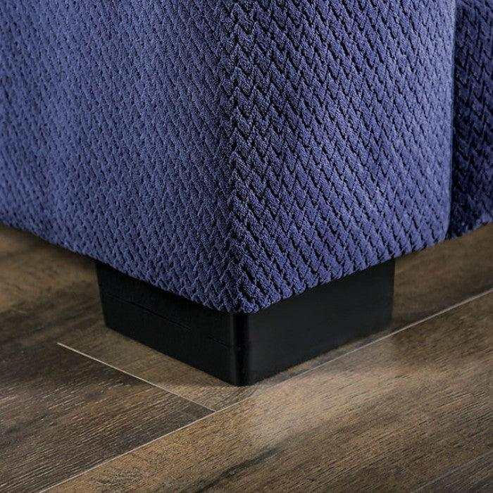 Griswold Navy L Shape Sectional Sofa - Ornate Home