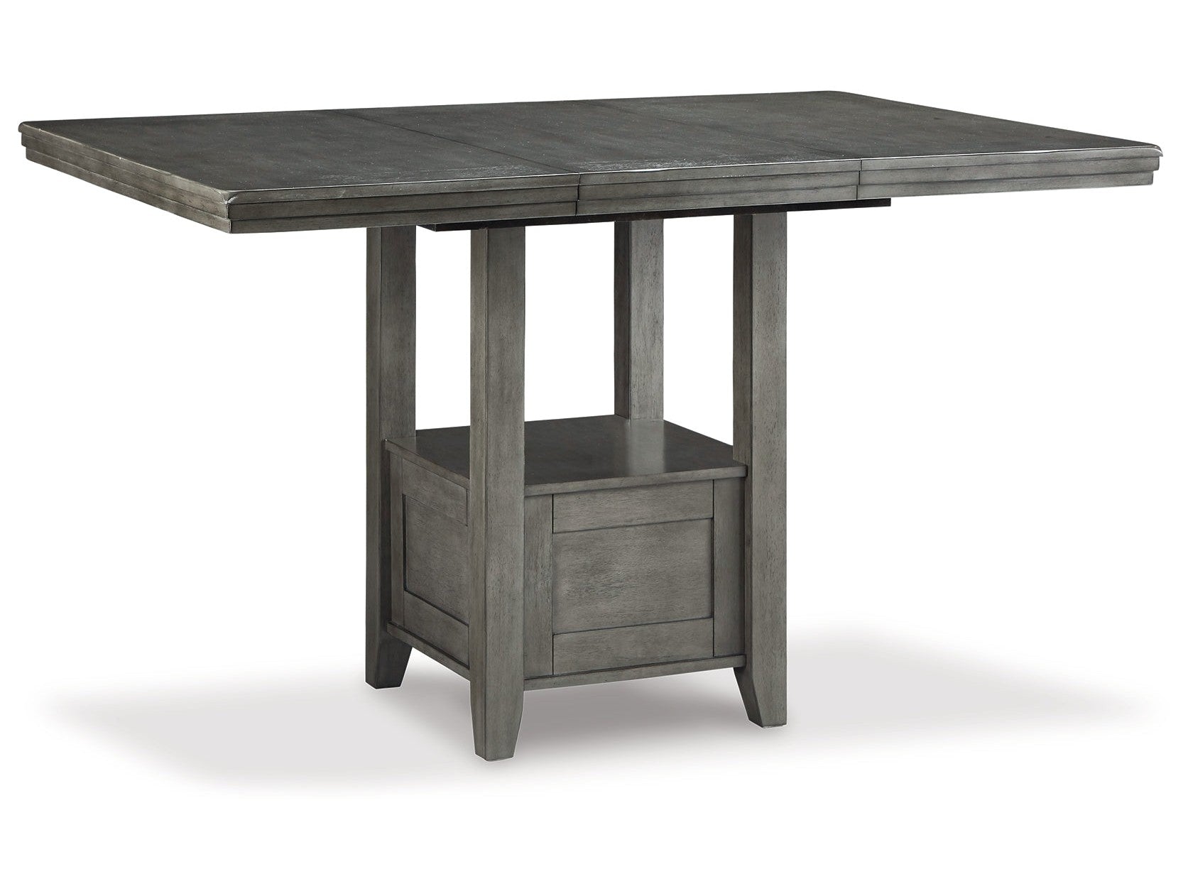 Hallanden Gray Counter Height Dining Table w/ Extension - Ornate Home