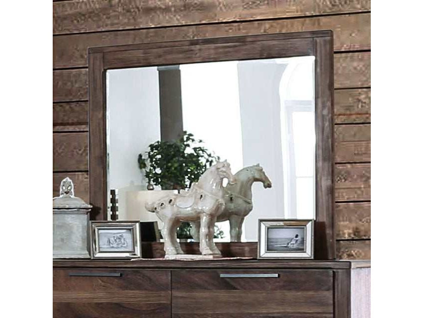Hankinson Rustic Natural Tone Mirror - Ornate Home