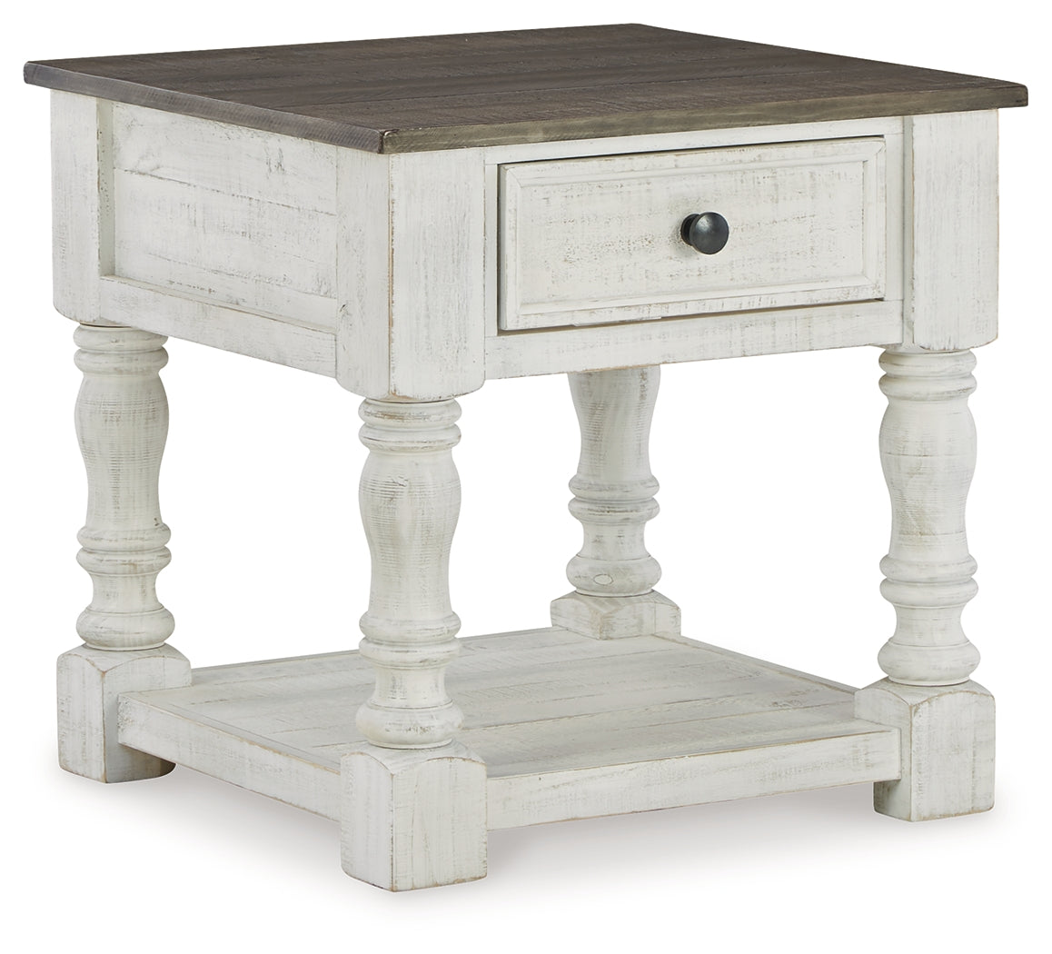 Havalance White/Gray End Table - Ornate Home