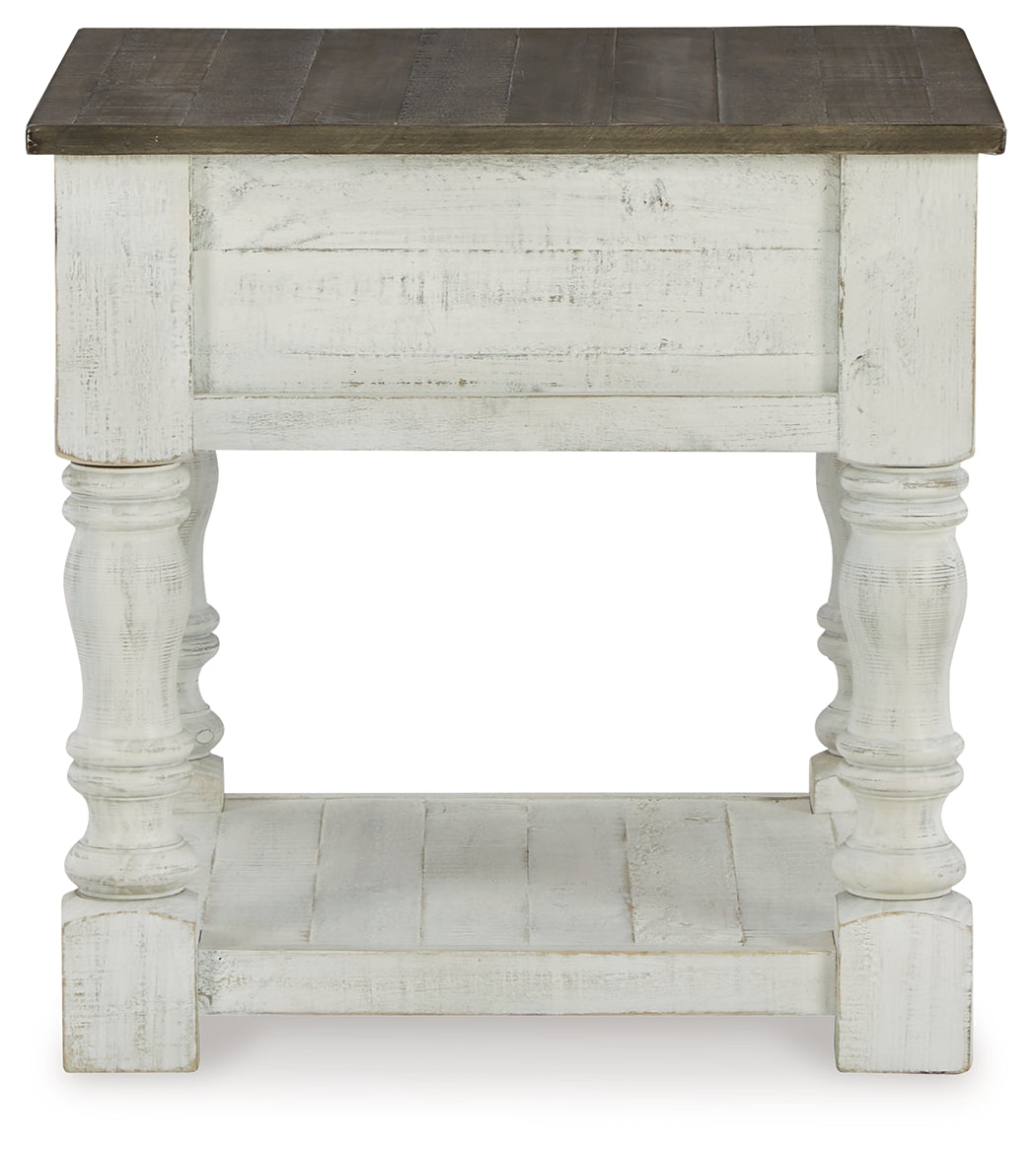 Havalance White/Gray End Table - Ornate Home