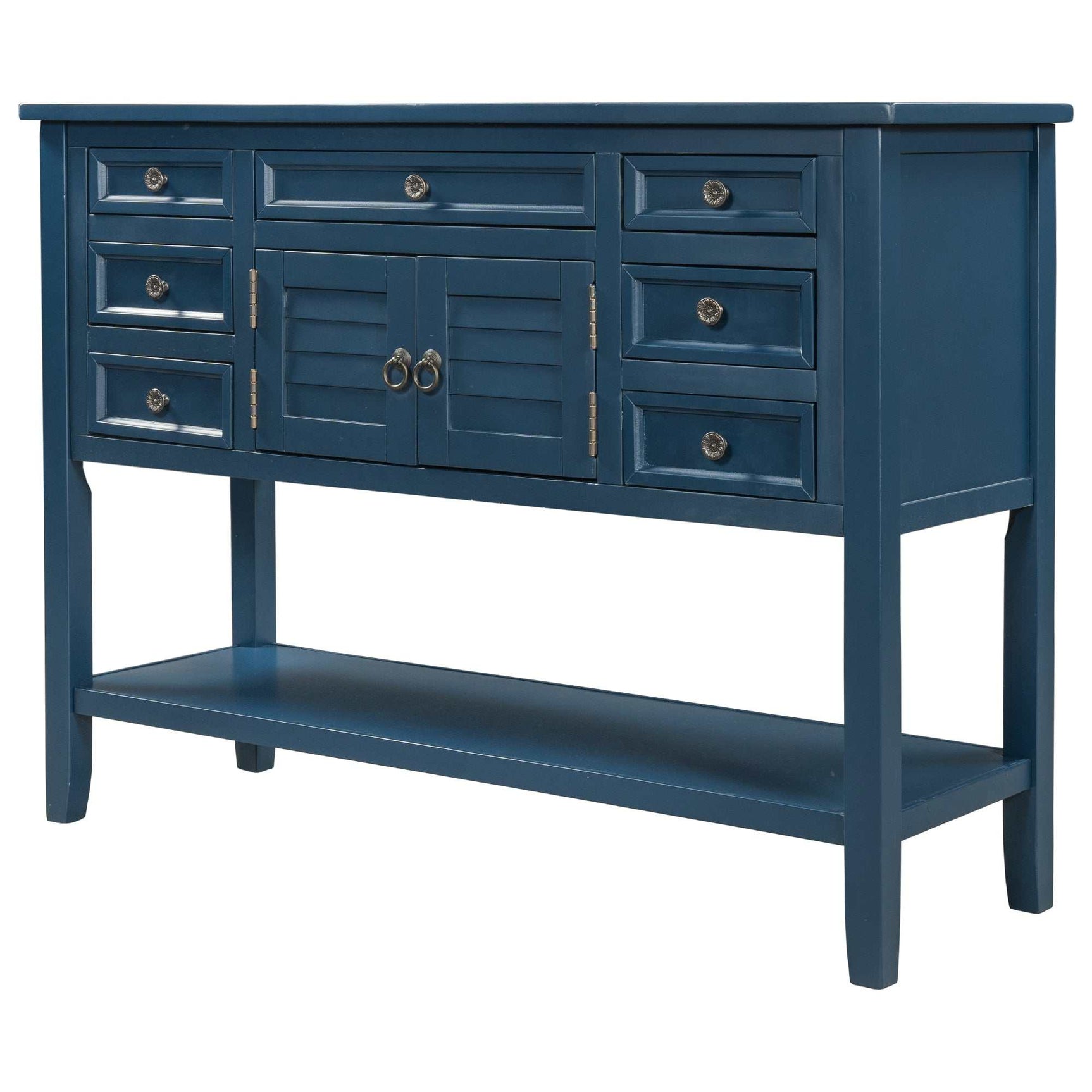 Havasu Modern Console Table Navy Blue - Ornate Home