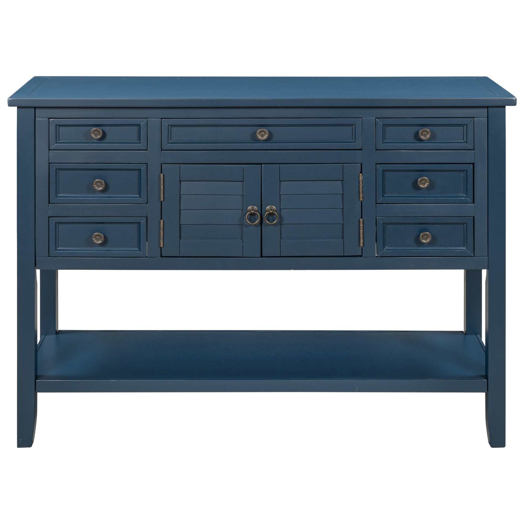 Havasu Modern Console Table Navy Blue - Ornate Home